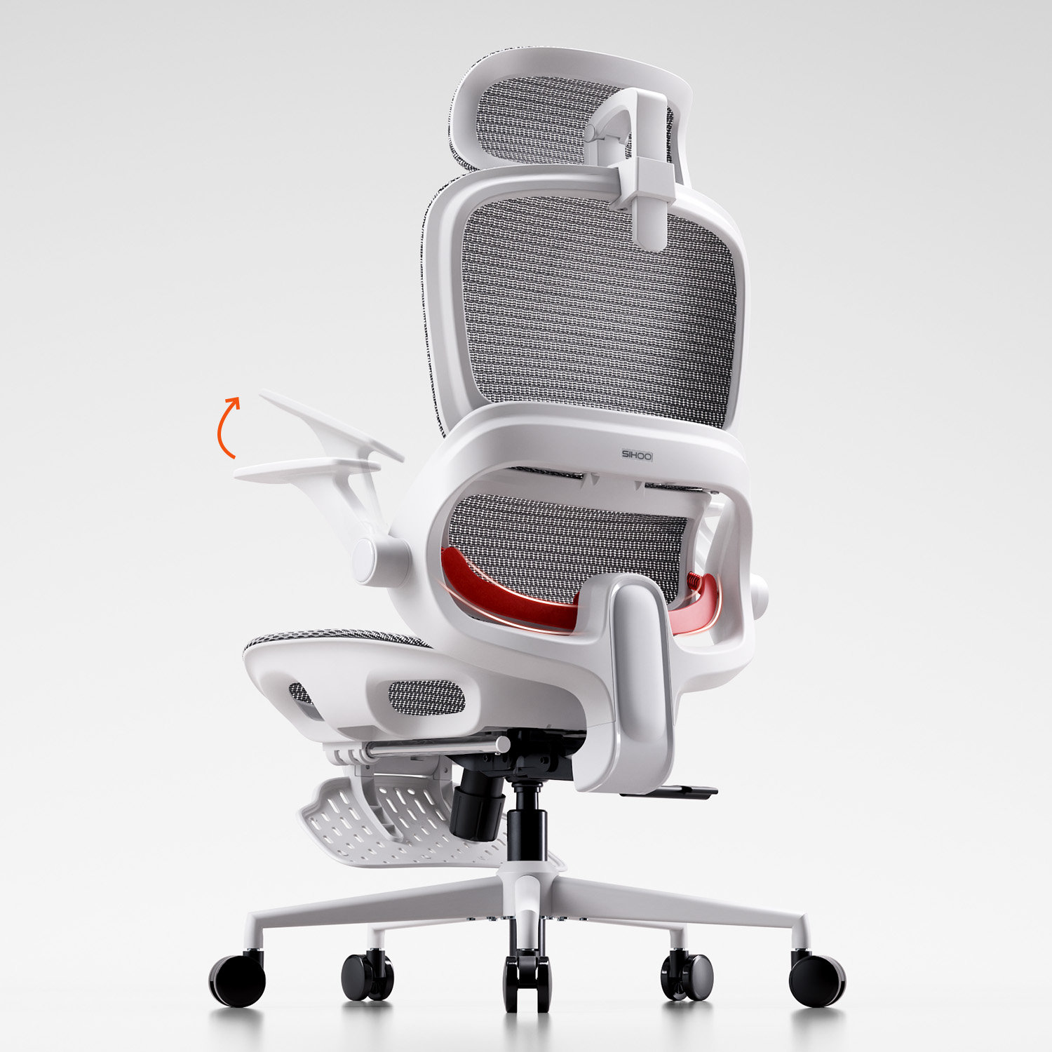Sihoo B100 Ergonomic Office Chair with Footrest, Mesh Office Chair